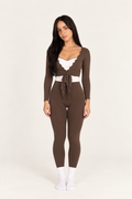Tie Top - Brown
